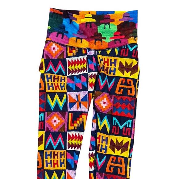 NWOT Niyama Sol Worry Doll barefoot leggings size small colorful yoga - Picture 2 of 4